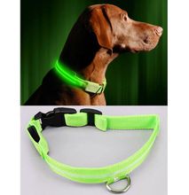 LED Pet Dog Collar, Night Safety Flashing Glow
